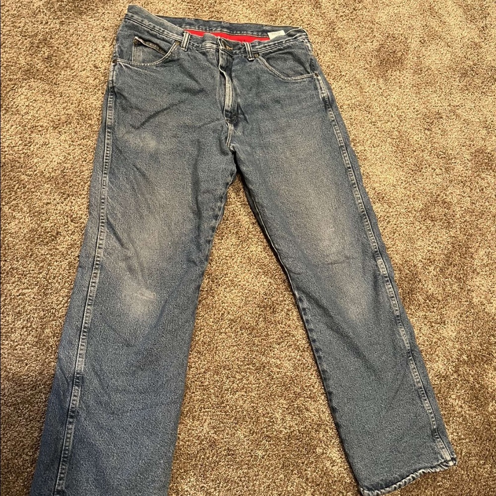 fleece lined wrangler jeans